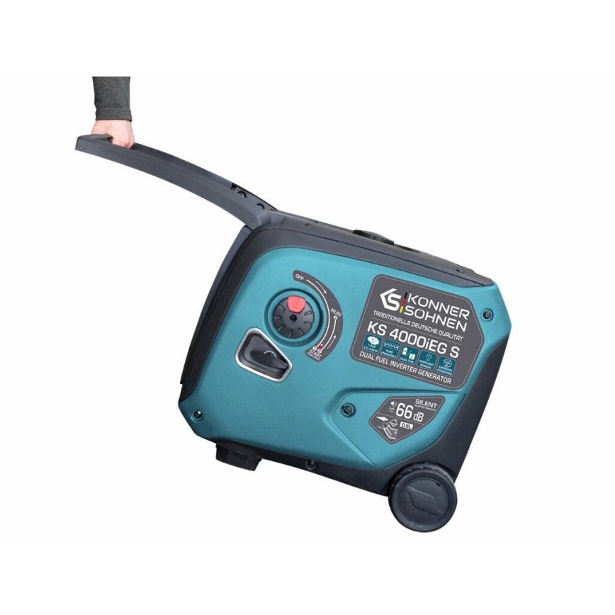 Könner & Söhnen 5106 - Gas en petrol omvormer electric generator KS 4000iEG S 4000W