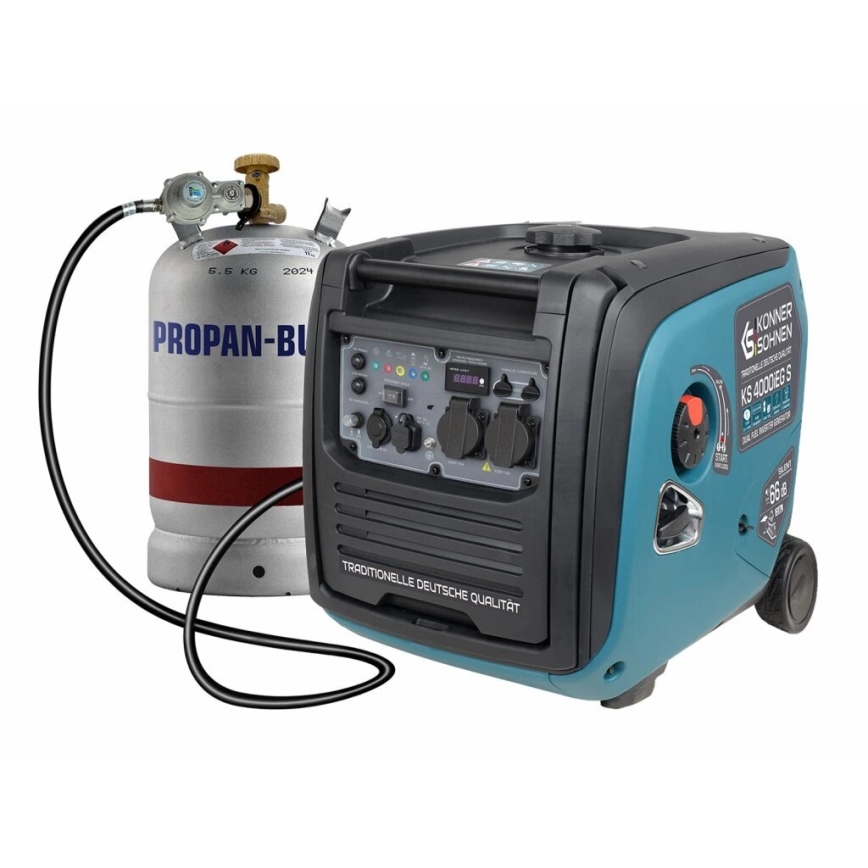 Könner & Söhnen 5106 - Gas en petrol omvormer electric generator KS 4000iEG S 4000W