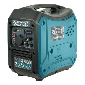 Könner & Söhnen KS7869 - Gas en petrol omvormer electric generator KS 2000iG S 2000W