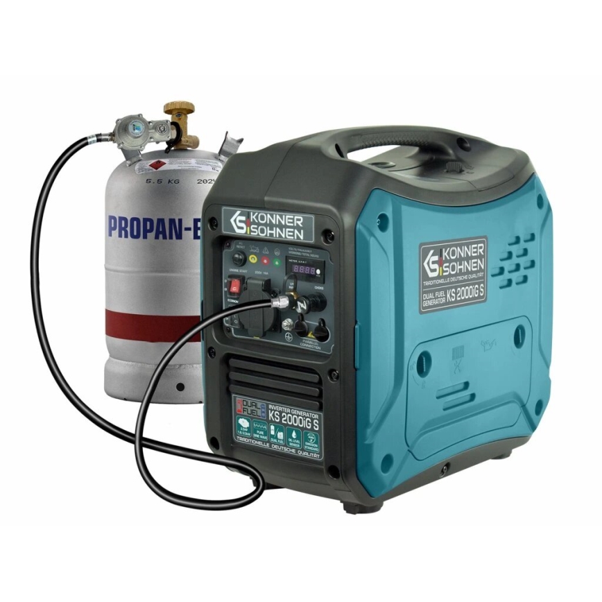 Könner & Söhnen KS7869 - Gas en petrol omvormer electric generator KS 2000iG S 2000W