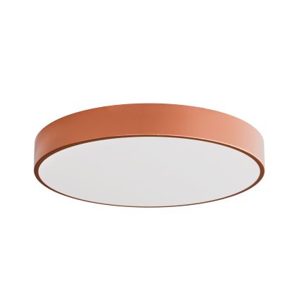 Plafondlamp met bewegings- en schemersensor CLEO 5xE27/24W/230V Ø 60 cm koperen