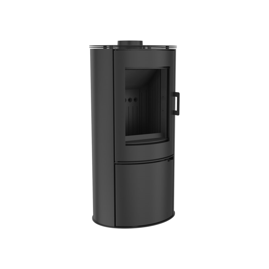 Kratki - Houtkachel van staal 8kW 150mm