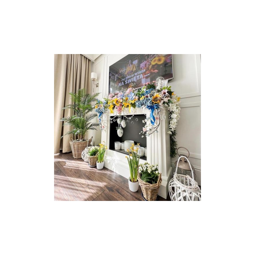 Kratki - BIO haard 97,9x115 cm 3kW wit
