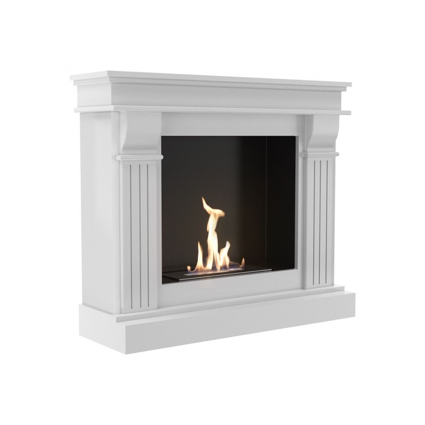 Kratki - BIO haard 97,9x115 cm 3kW wit