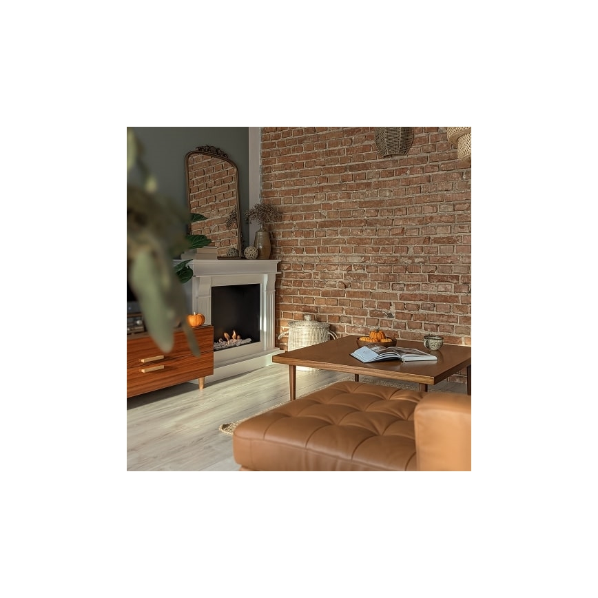 Kratki - BIO-open haard 97,9x115 cm 3kW wit