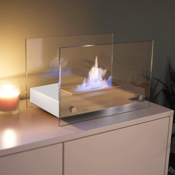 Kratki - BIO haard 25,2x39cm 1kW wit