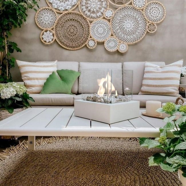 Kratki - BIO haard 30,3x30 cm 1kW wit