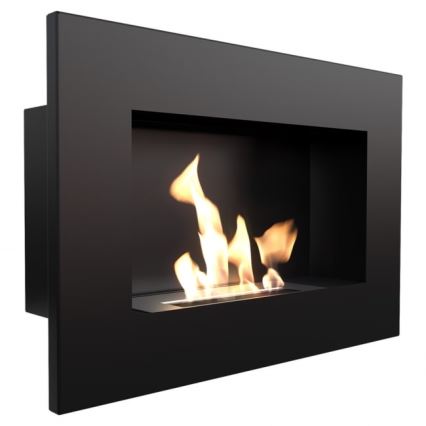 Kratki - Inbouw BIO-open haard 40x60 cm 2kW zwart