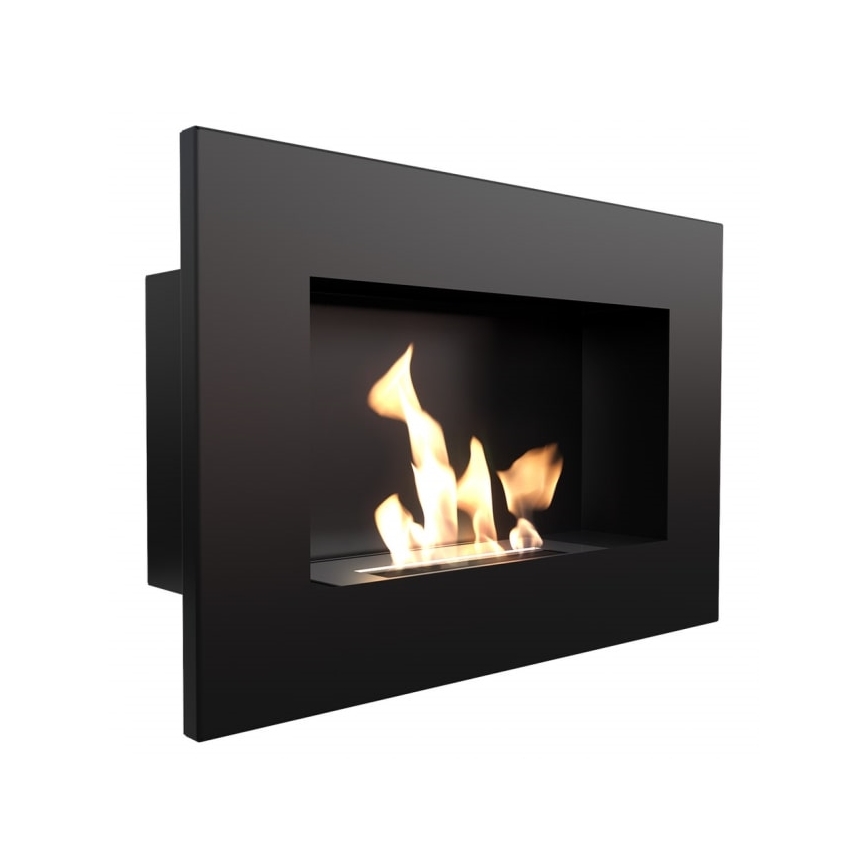 Kratki - Inbouw BIO-open haard 40x60 cm 2kW zwart