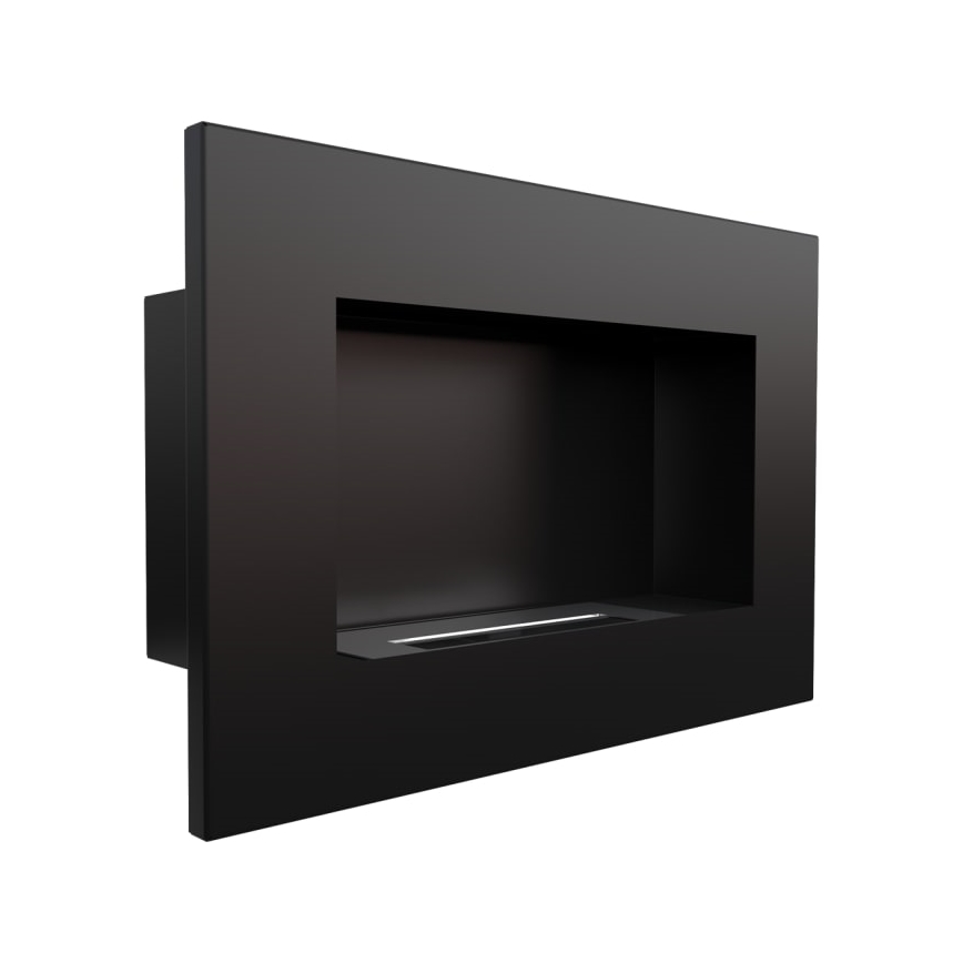 Kratki - Inbouw BIO-open haard 40x60 cm 2kW zwart