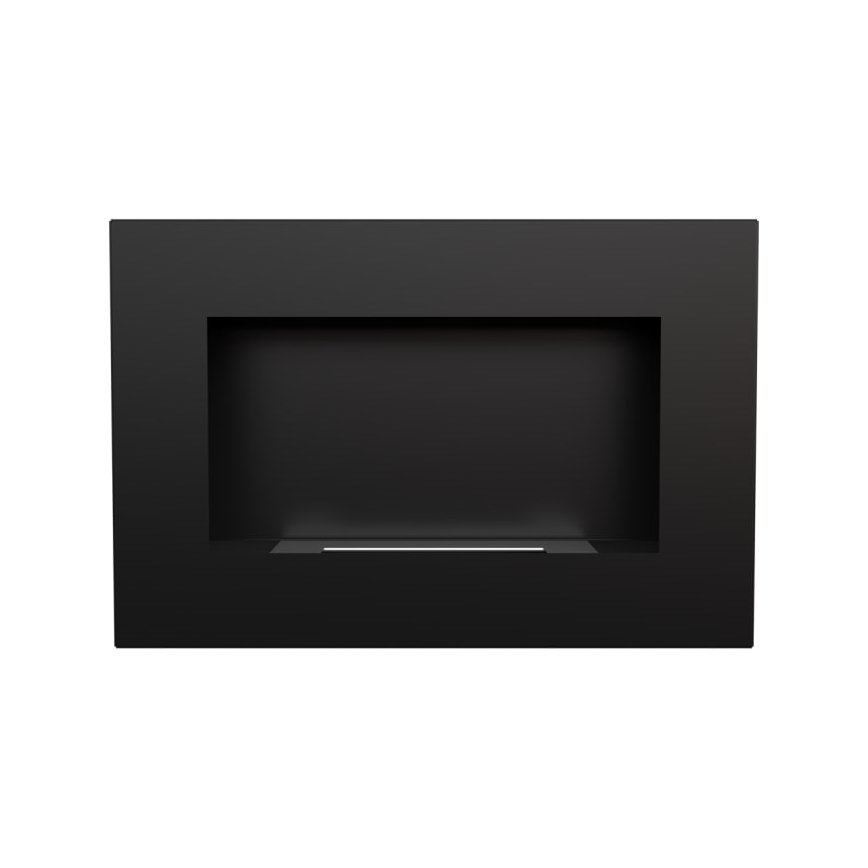 Kratki - Inbouw BIO-open haard 40x60 cm 2kW zwart