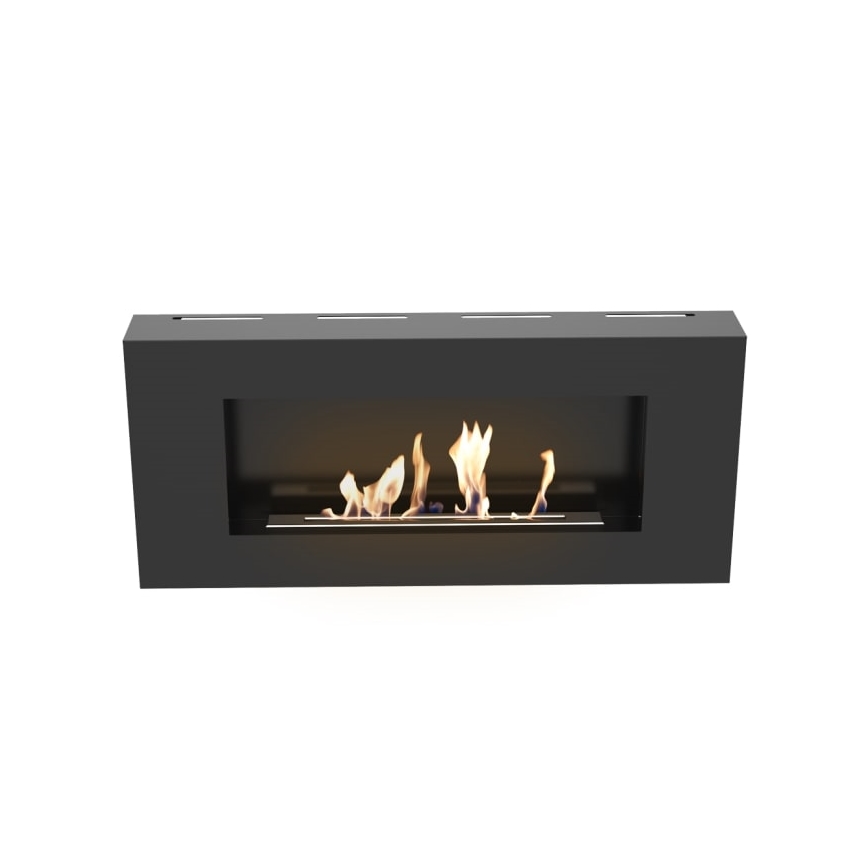 Kratki - Muur BIO-open haard 40x90 cm 1,5kW zwart