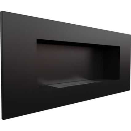 Kratki - Inbouw BIO-open haard 40x90 cm 2kW zwart