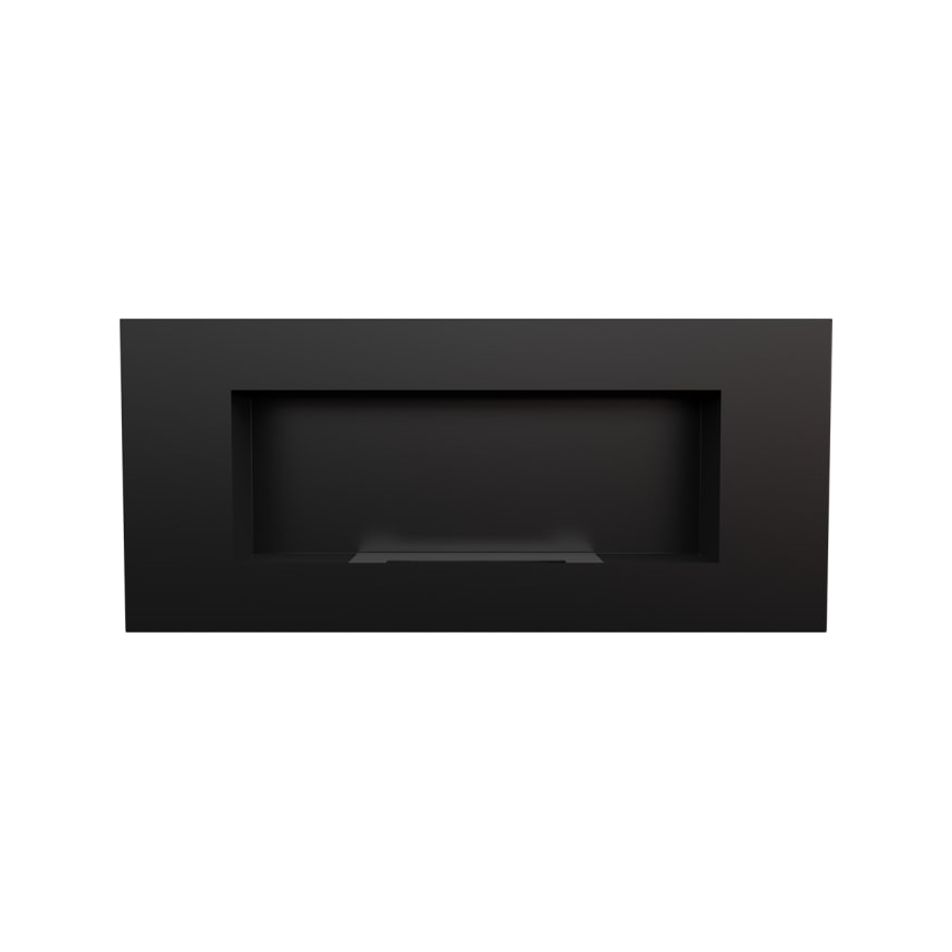 Kratki - Inbouw BIO-open haard 40x90 cm 2kW zwart