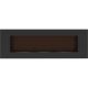Kratki - Inbouw BIO-open haard 40x120 cm 3x1,1kW zwart