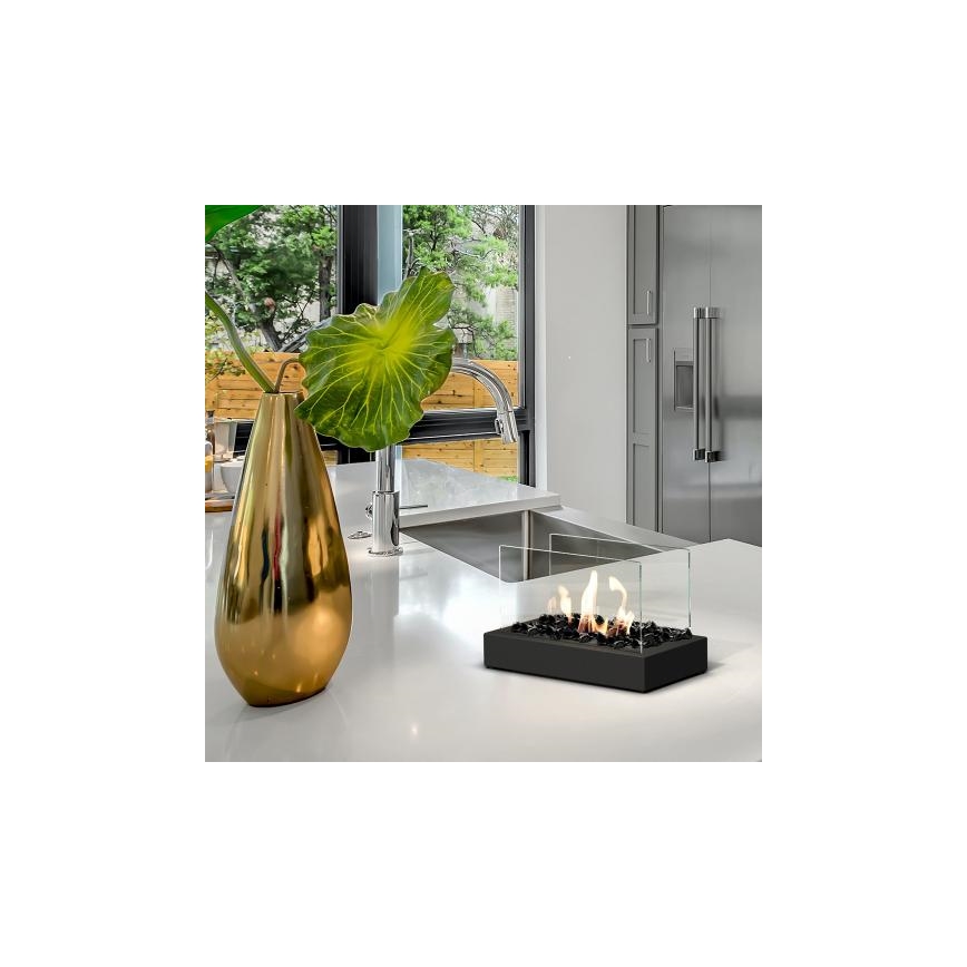 Kratki - BIO haard 21,8x35,4 cm 1kW zwart