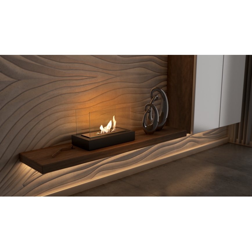 Kratki - BIO haard 21,8x35,4 cm 1kW zwart