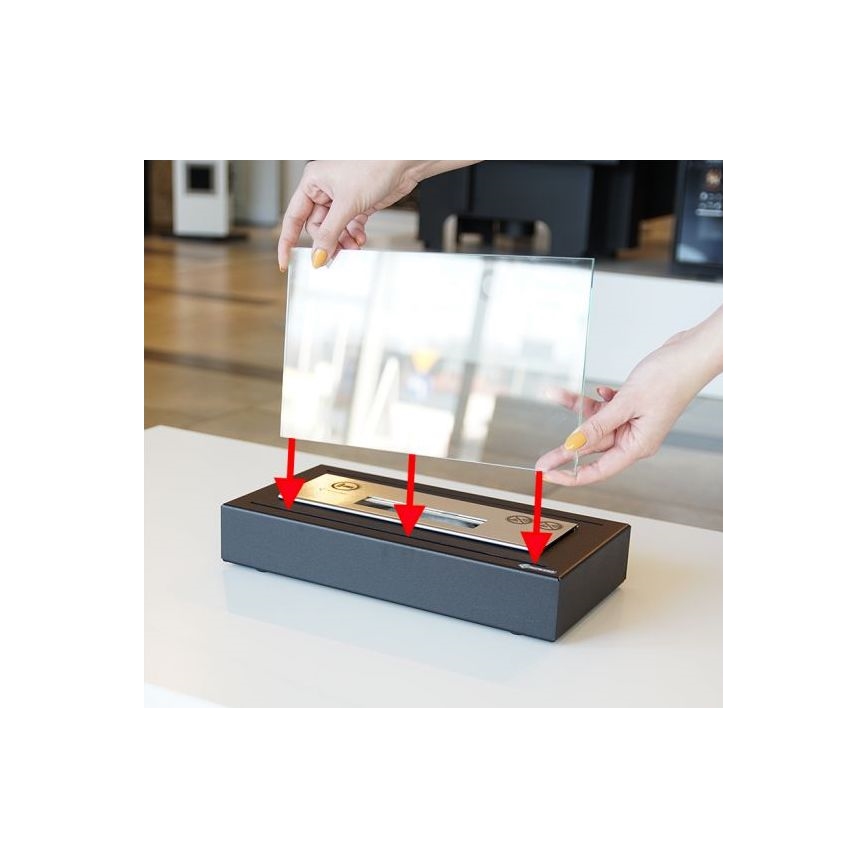Kratki - BIO haard 21,8x35,4 cm 1kW zwart