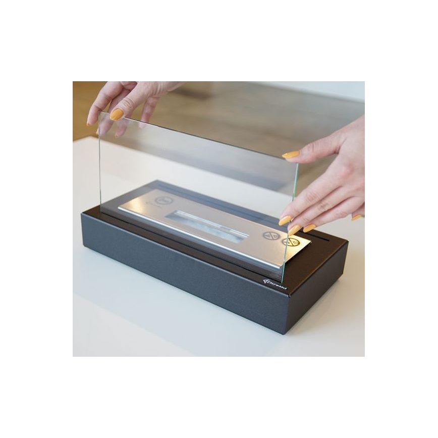 Kratki - BIO haard 21,8x35,4 cm 1kW zwart