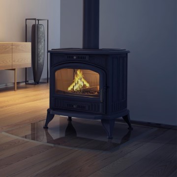 Kratki - Gietijzeren houtkachel 8kW 130mm