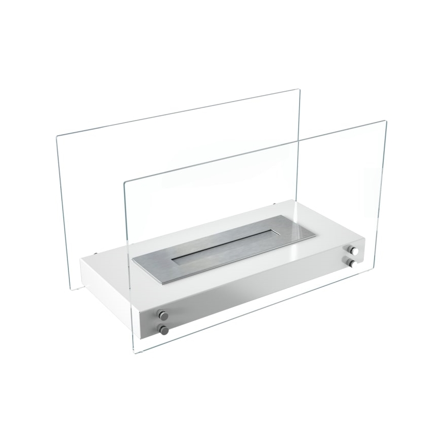 Kratki - BIO-open haard 40,2x70 cm 2kW wit