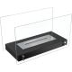 Kratki - BIO-open haard 40,2x70 cm 2kW zwart