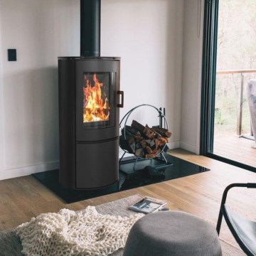 Kratki - Houtkachel van staal 8kW 150mm