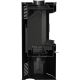 Kratki - Stalen open haard met automatische deursluiting 10kW 150 mm zwart