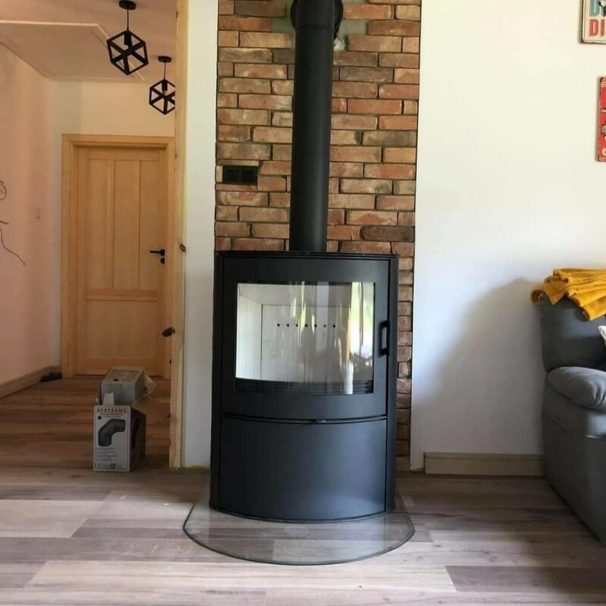 Kratki - Houtkachel van staal 10kW 150mm