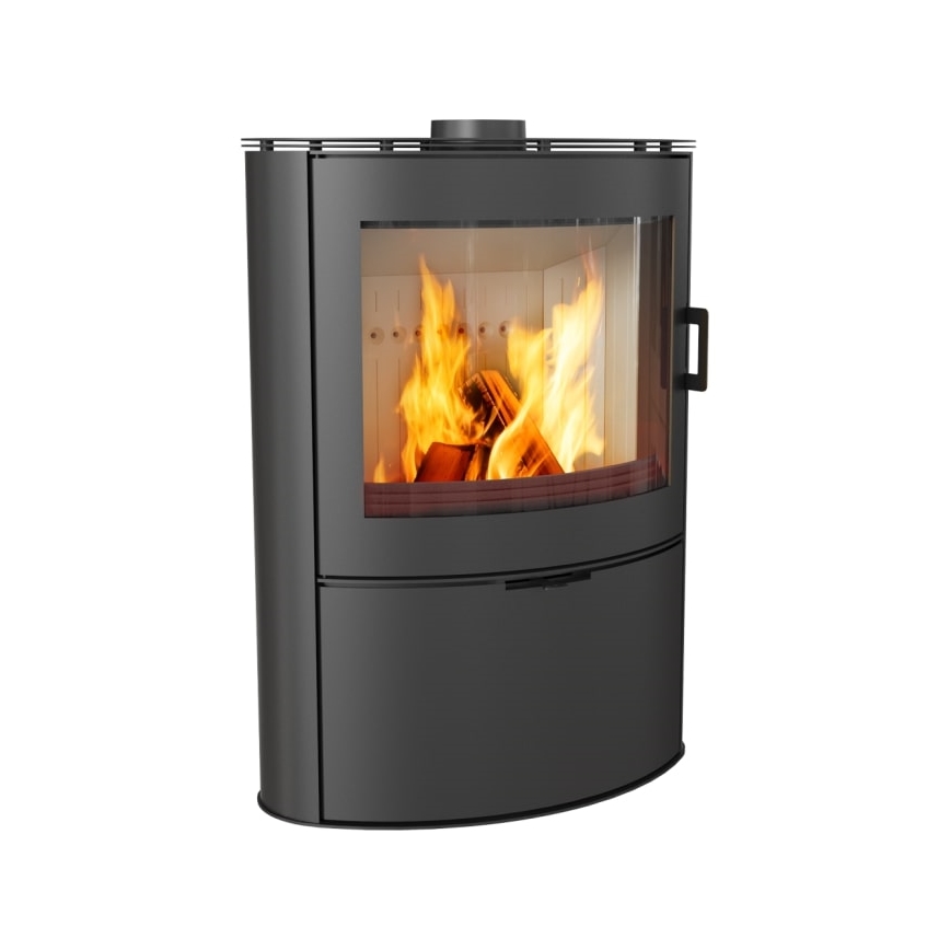 Kratki - Houtkachel van staal 10kW 150mm