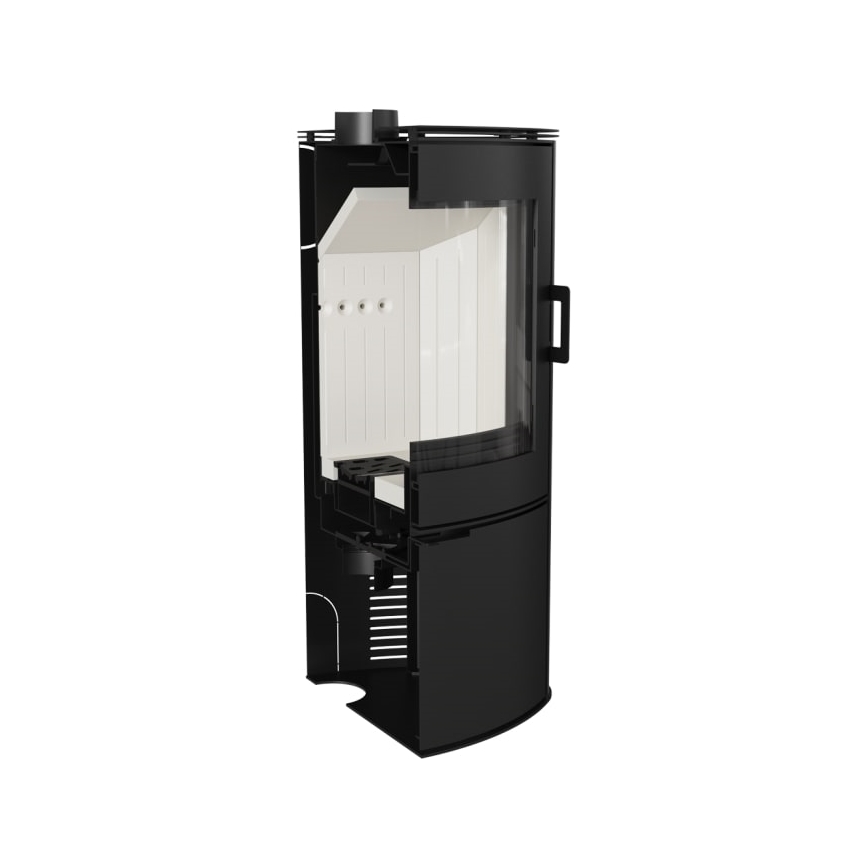 Kratki - Houtkachel van staal 10kW 150mm