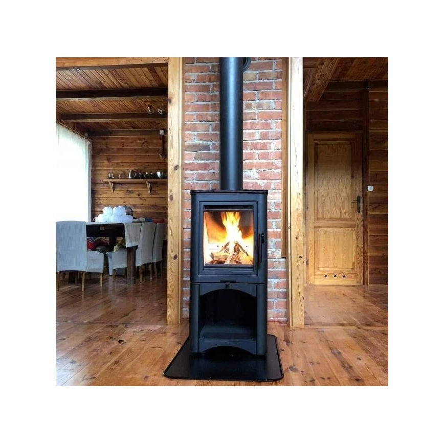 Kratki - Houtkachel van staal 7kW 150mm