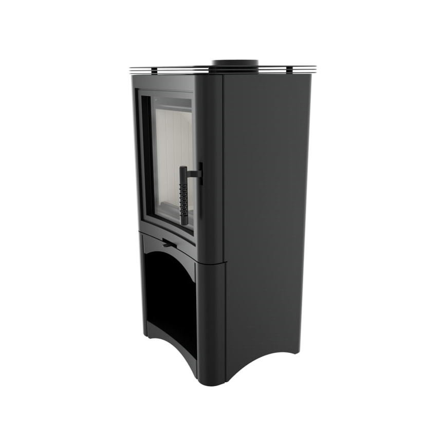 Kratki - Houtkachel van staal 7kW 150mm