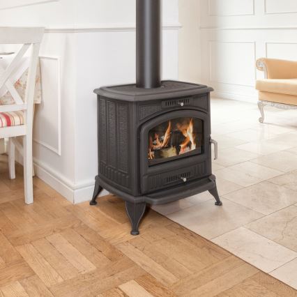 Kratki - Gietijzeren houtkachel 8kW 130mm