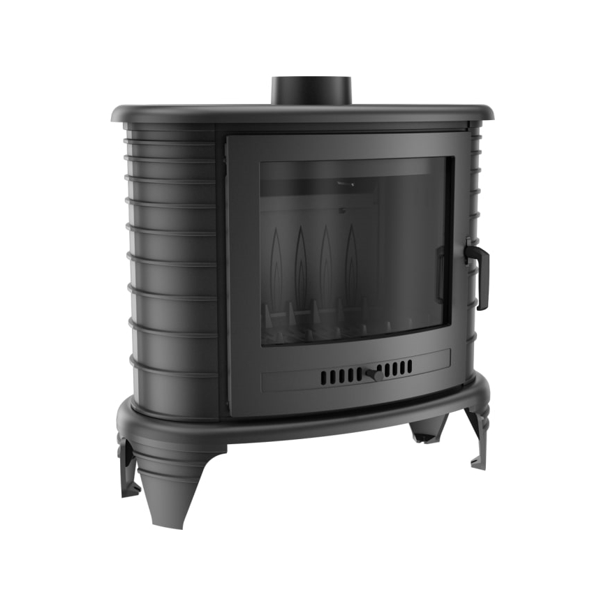 Kratki - Gietijzeren open haard 9kW 130 mm