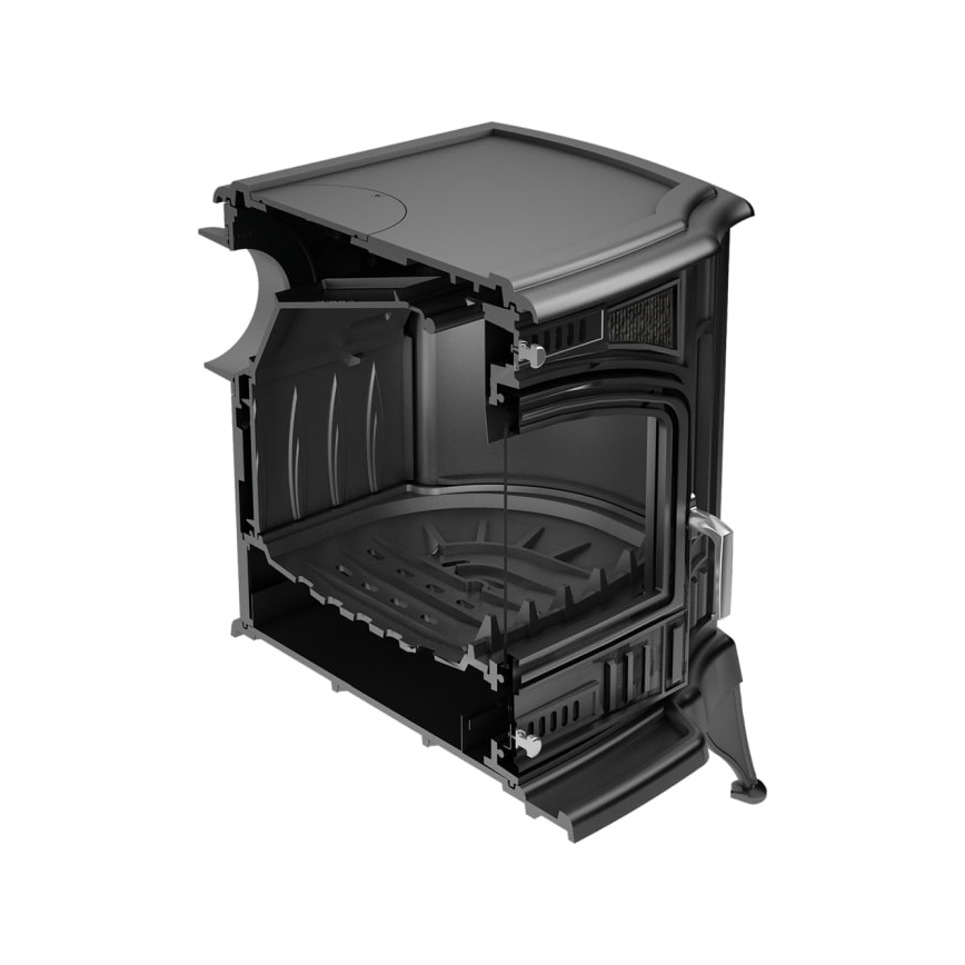 Kratki - Gietijzeren houtkachel 10kW 150mm