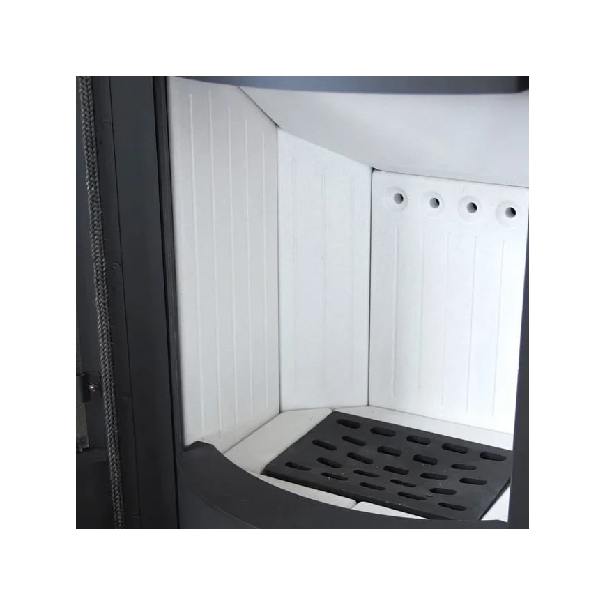 Kratki - Stalen open haard 9kW 150mm