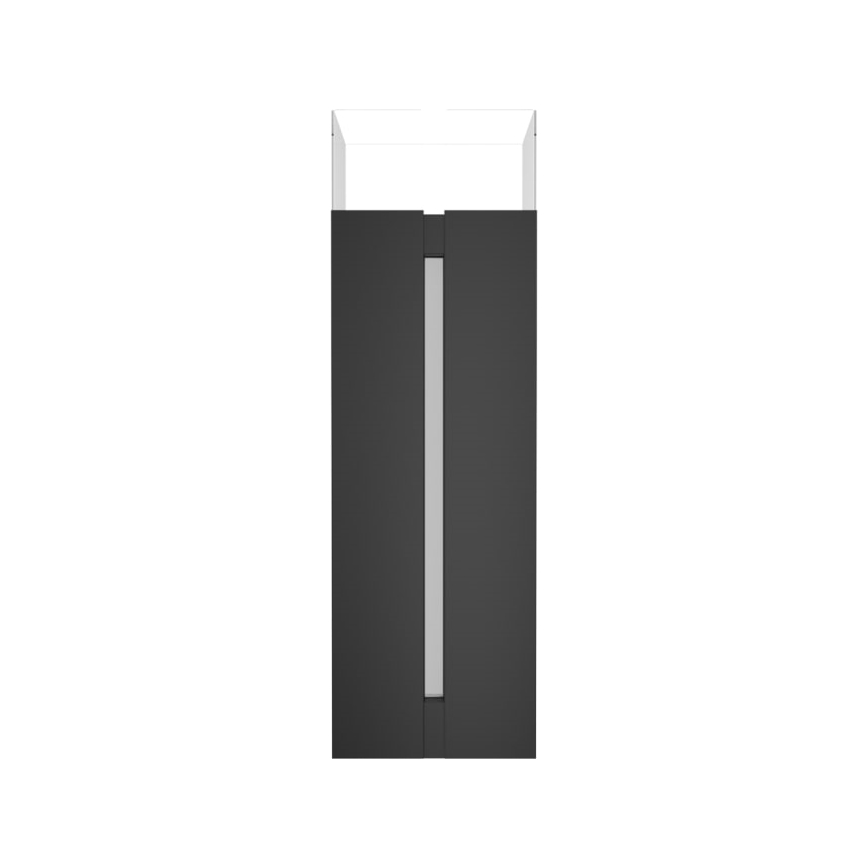 Kratki - BIO-open haard 113,6x35,9 cm 2kW zwart