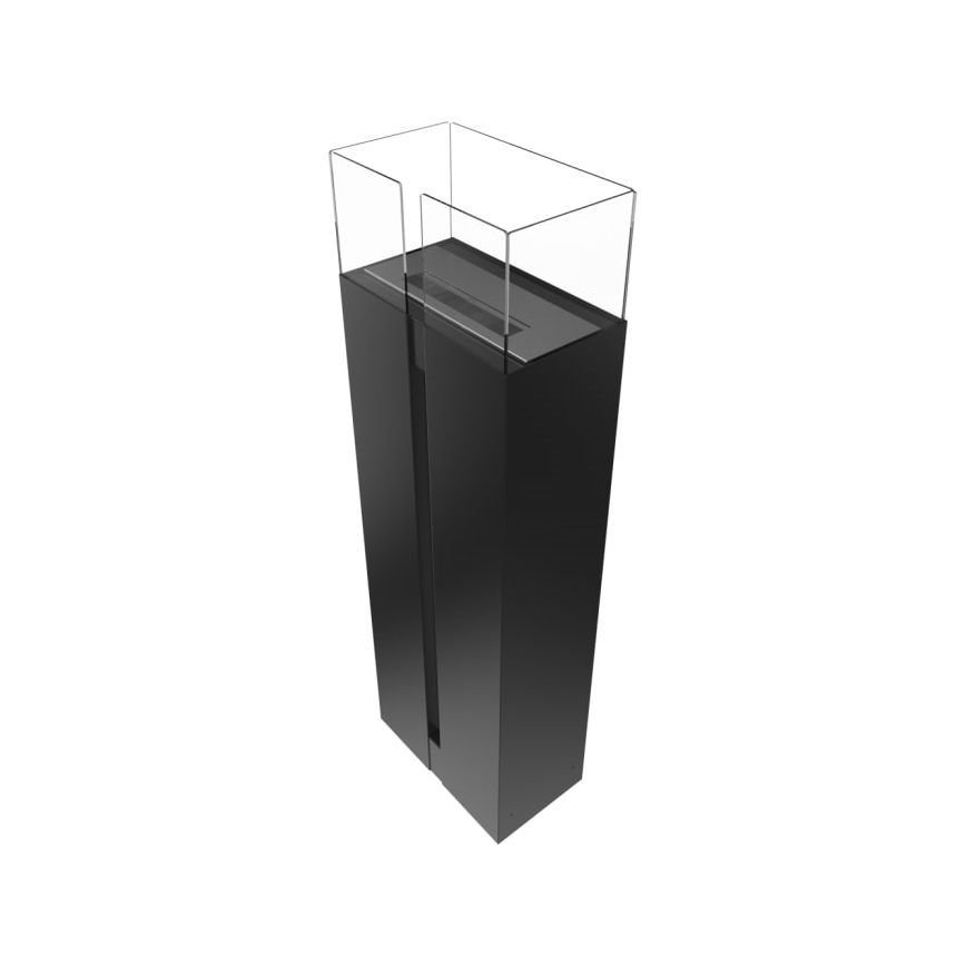 Kratki - BIO-open haard 113,6x35,9 cm 2kW zwart