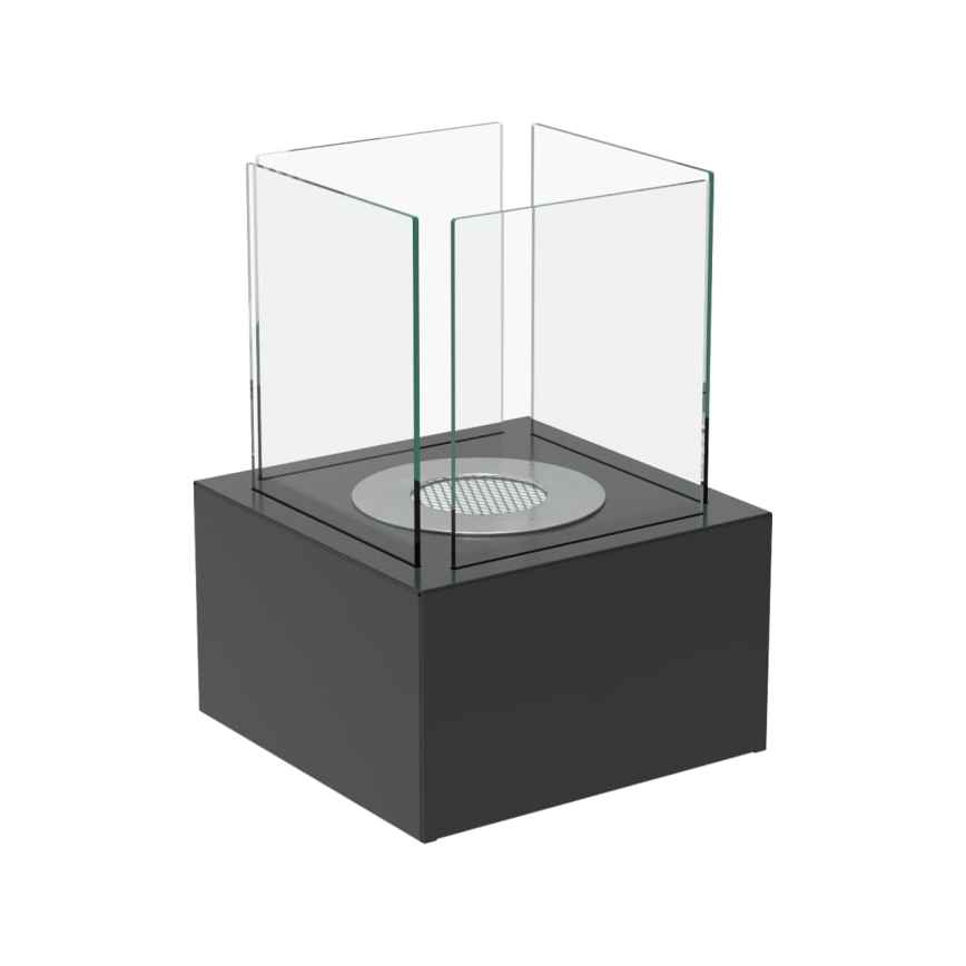 Kratki - BIO-open haard 35,3x25 cm 1kW zwart