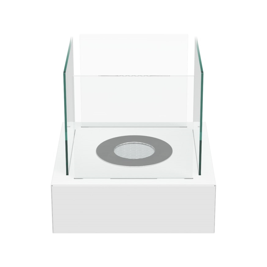 Kratki - BIO-open haard 30,3x30 cm 1kW wit