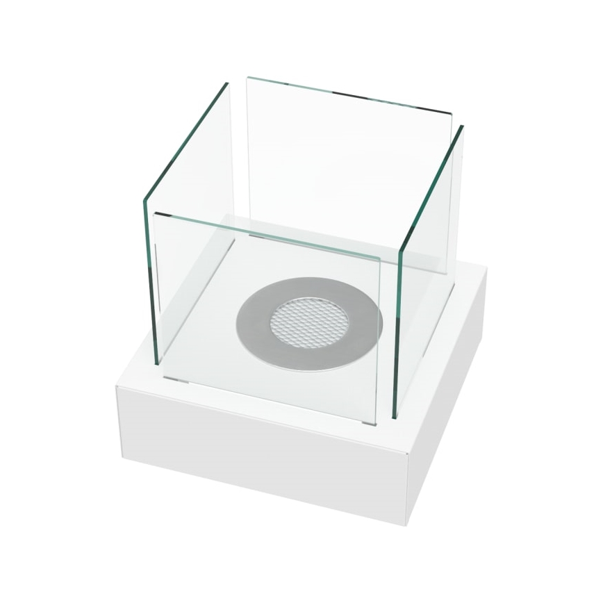 Kratki - BIO-open haard 30,3x30 cm 1kW wit