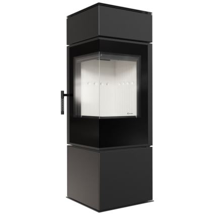 Kratki - Houtkachel van staal 8kW 150mm