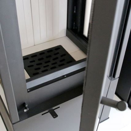Kratki - Houtkachel van staal 8kW 150mm