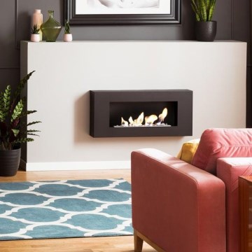 Kratki - Wandhaard BIO 40x90 cm 1,5 kW zwart