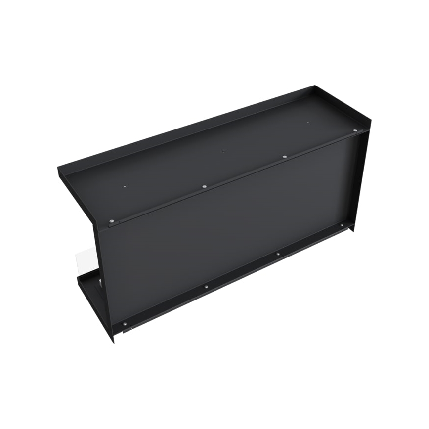 Kratki - Inbouw BIO-open haard 50x100 cm 7kW zwart