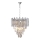 Kristallen hanglamp aan een ketting MADISON 9xE14/40W/230V glanzend chroom