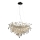 Kristallen hanglamp aan een koord 13xG9/40W/230V glanzend chroom