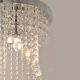 Kristallen Inbouw Hanglamp DOLORES 3xE14/60W/230V