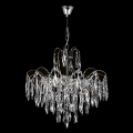 Kristallen kroonluchter aan ketting 6xE27/60W/230V